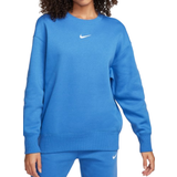 Women Tops Nike Sportswear Phoenix Fleece Women's Oversized Crew-neck Sweatshirt - Star Blue/Sail