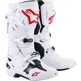 Motorcycle Boots Alpinestars Tech Supervented MX Boots White-Bright Red