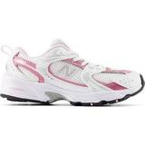 White Children's Shoes New Balance Little Kid's 530 - White with Pink Sugar
