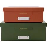 House Doctor Storage Boxes House Doctor Keep Green/Orange Storage Box