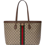 Women Bags Gucci Ophidia GG Medium Tote - Beige/Ebony