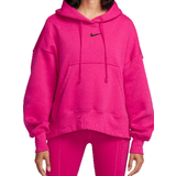 Nike Sportswear Phoenix Fleece Over-Oversized Pullover Hoodie Women's - Fireberry/Black