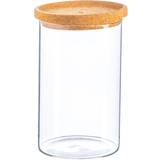 Brown Kitchen Containers Argon Tableware Scandi Storage Jar with Cork Lid 1 Kitchen Container