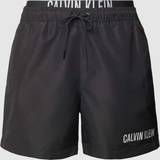 Calvin Klein Clothing on sale Calvin Klein Double Waistband Swim Shorts Black