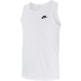 Nike Men Tank Tops Nike Sportswear Club Men's Tank Top - White/Black