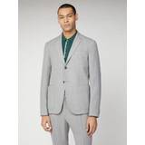 Ben Sherman Skinny Fit Light Grey Men's Suit Jacket Grey 38L