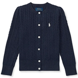 Long Sleeves Cardigans Children's Clothing Polo Ralph Lauren Mini Cable Knit Cardigan - Hunter Navy (313543047011)