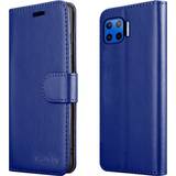 Blue For Motorola Moto G 5G Plus Leather Wallet Case