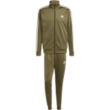 XXS Jumpsuits & Overalls adidas Men Sportswear Basic 3-Stripes Tricot Tracksuit - Olive Strata