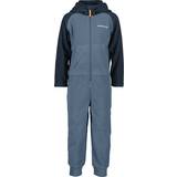 Girls Fleece Overalls Children's Clothing Didriksons Monte Kid's Coverall - True Blue (504990-523)