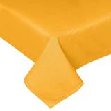 Yellow Tablecloths Homescapes Plain Cotton Tablecloth Yellow
