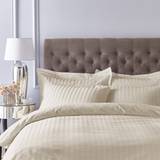 Cotton Satin Bed Linen Bianca 300 Thread Count Pillow Case Natural