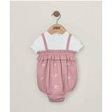 Pink Other Sets Children's Clothing Mamas & Papas Shortsleeve Bodysuit Romper Outfit Set PINK 12-18 Months