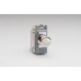 Wall Dimmers Varilight GIP400S Powergrid Module Steel 2-Way Push-On/Off Dimmer 40-400W V-Plus