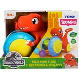 Plastic Push Toys Tomy Toomies Jurassic World Pic & Push T Rex