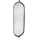 Swedese Mirrors Swedese Comma Black/Silver Wall Mirror 40x135cm