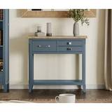 Baumhaus Console Tables Baumhaus Signature Blue Reclaimed Console Table