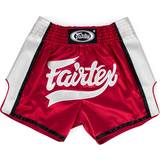 Fairtex Martial Arts Uniforms Fairtex Slim Cut Muay Thai Boxing Shorts BS1704 Red/White, X-Large