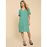 Turquoise Dresses White Stuff Lydia Shift Dress In Teal