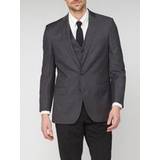 Women Suits Smoked Pearl Kings Fit Suit Jacket 40L Grey