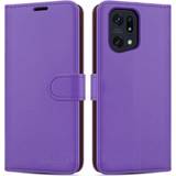 Cheap Wallet Cases Lilac OPPO Find X5 Pro 5G Phone Wallet Book Leather Case Not/Specified