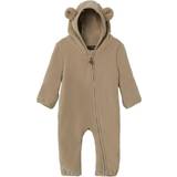 Babies Fleece Overalls Children's Clothing Name It Meeko Teddy Onesuit - Savannah Tan (13224716)