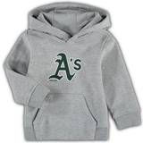 6-9M Hoodies Children's Clothing Outerstuff Toddler Gray Oakland Athletics Primary Logo Pullover Hoodie