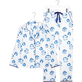Cyberjammies Bauble Print Woven Pyjama Set - White Mix
