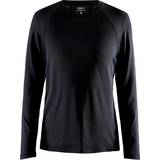 Craft Sportswear T-shirts Craft Sportswear ADV Essence LS Tee W - Black