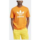 Men - Orange T-shirts & Tank Tops adidas Original Adicolor Trefoil T-shirt