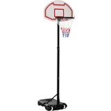 Basketball Stands Homcom Adjustable Basketball Stand Backboard Portable