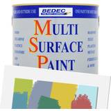 Bedec Metal Paint - White Bedec MSP Multi Surface Regency Wood Paint, Metal Paint White