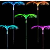 Garden Ornaments SA Products Pack Of 5 Solar Powered Jellyfish Stake Lights