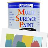 Bedec Blue Paint Bedec MSP Multi Surface Soft Wood Paint, Metal Paint Blue 0.75L