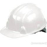 White Safety Helmets Silverline Safety Hard Hat White