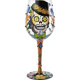 Lolita Sugar Skulls 444ml Stemmed Wine Glass
