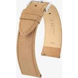 Watch Straps Hirsch Osiris 20mm Long Beige Leather 03433090-2-20 Cream