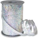 Present Time Gift Wrap Ribbons Holly Silver 200m