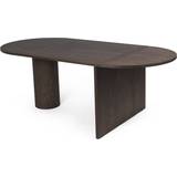 Ferm Living Dining Tables Ferm Living Pylo Dark Stained Oak Dining Table 210x100cm