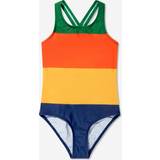 Leopard Swimwear Mini Rodini Baby Multicolour Stripe Swimsuit Multi 140-146