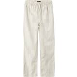 Stripes Trousers LMTD Tipsy Straight Pant - Turtledove/Ashley Blue (13227401)