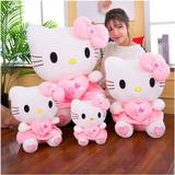 Hello Kitty Soft Toys 30cm Hello Kitty Toy Pink Love Giant Huge Stuffed Doll