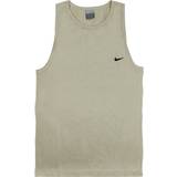 Nike Tank Tops Nike Mens Training Tank Top Casual Vest Beige 163552 168 Textile