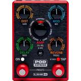 Red Effect Units Line 6 POD Express Guitar Amp FX Pedal Effects Pedal