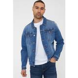 Denim Jackets - Men Threadbare 'Burnsall' Mid-Wash Denim Jacket Blue
