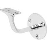 Stair Parts Handrail/ Banister Rail Bracket Polished Chrome Hardware Solutions