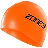 Zone3 Swim Caps Zone3 Silicone Swim Cap Neon Orange