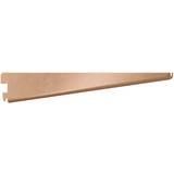 Rothley Twin Slot Bright Copper Shelving System 2.5x160cm