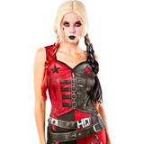 Super Heroes & Villains Long Wigs Fancy Dress Rubies Suicide Squad 2 Adult Harley Quinn Wig