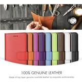 Orange Wallet Cases IP 5C, Orange Genuine Real Leather Wallet Case for iPhone 4g/iP13